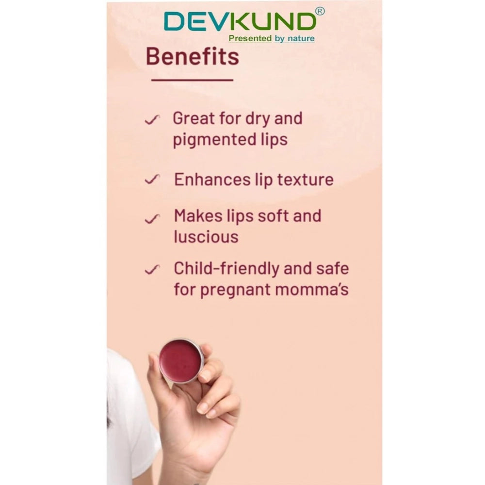Unisex Herbal Dark And Chapped Lips Beetroot Lip Balm — 10Gm · lm28