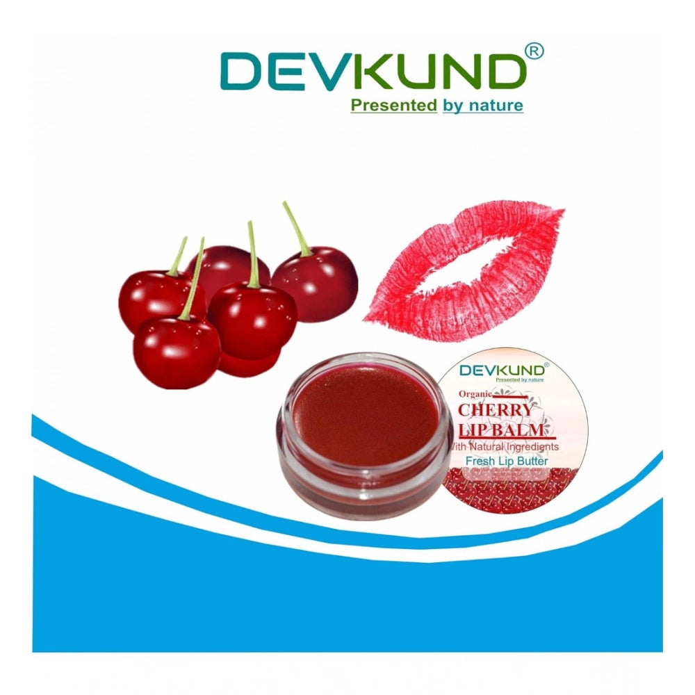 Unisex Herbal Dark And Chapped Lips Cherry Lip Balm — 10Gm · lm27