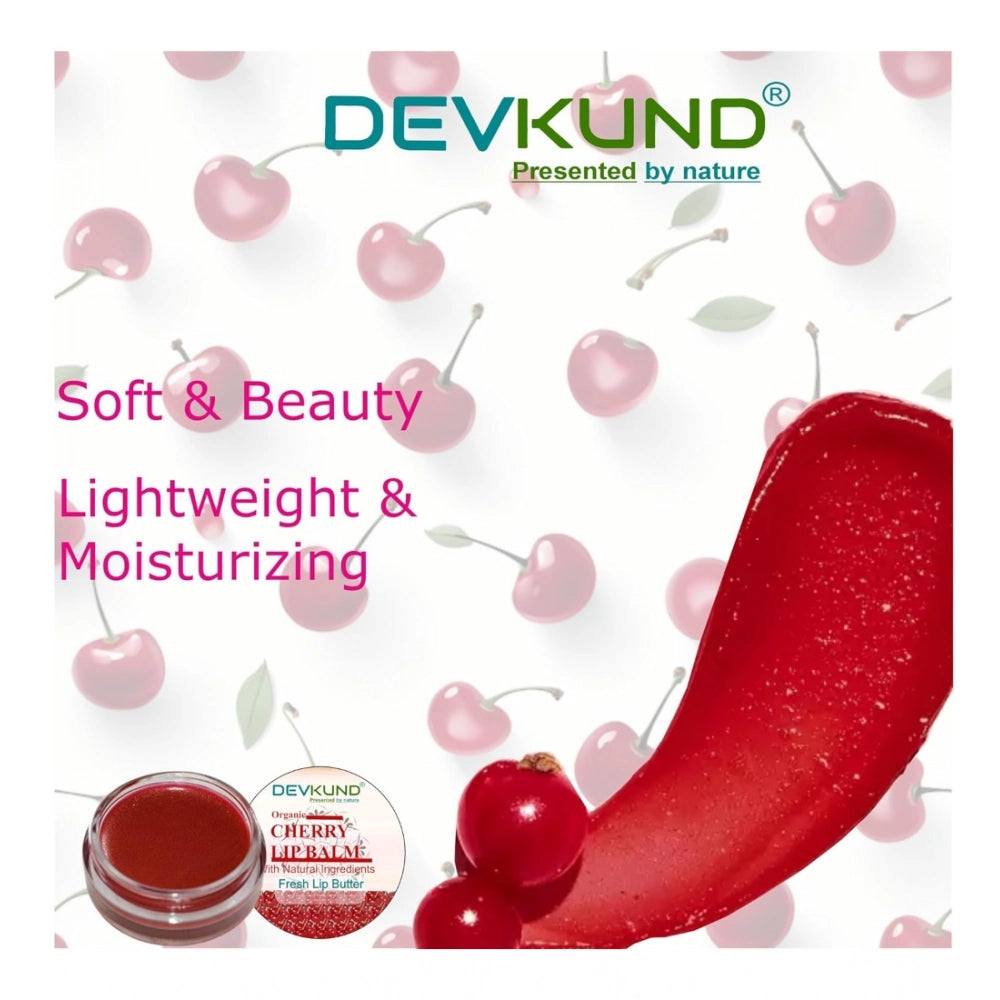 Unisex Herbal Dark And Chapped Lips Cherry Lip Balm — 10Gm · lm27