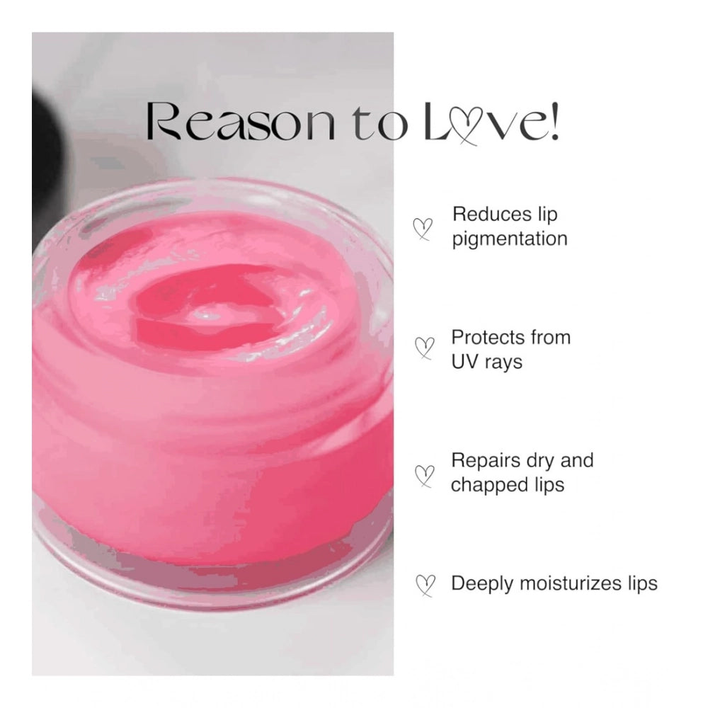 Unisex Herbal Dark And Chapped Lips Rose Lip Balm — 10Gm