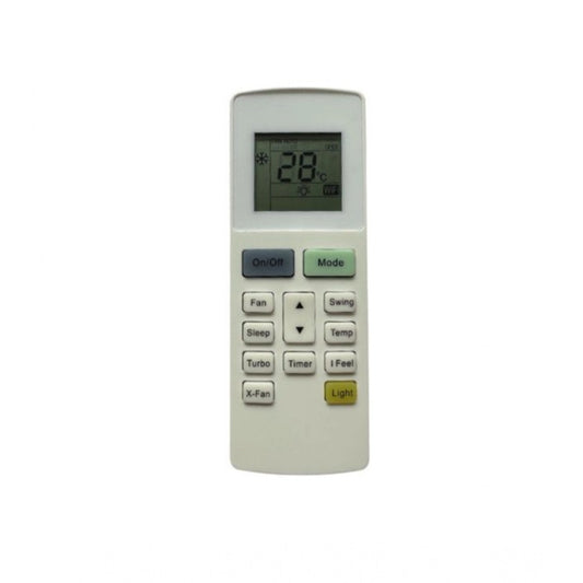 AC Remote No. 222A Compatible-Replacement For Onida AC Remote — White