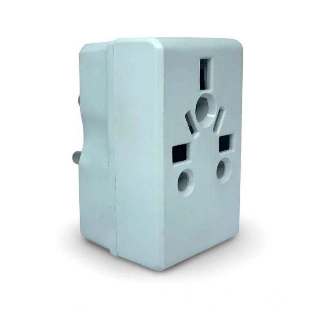 3 In 1 Worldwide Universal Multi Plug Socket Travel — White