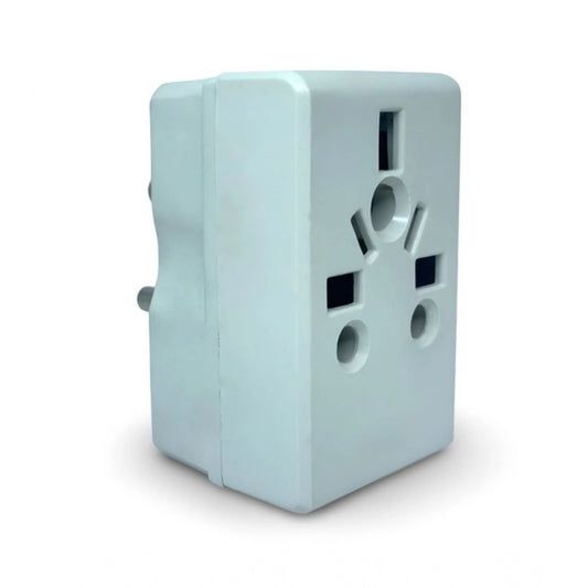 3 In 1 Worldwide Universal Multi Plug Socket Travel — White