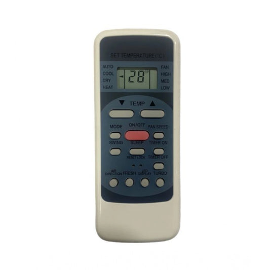 AC Remote No. 12 Compatible-Replacement For Voltas AC Remote — White