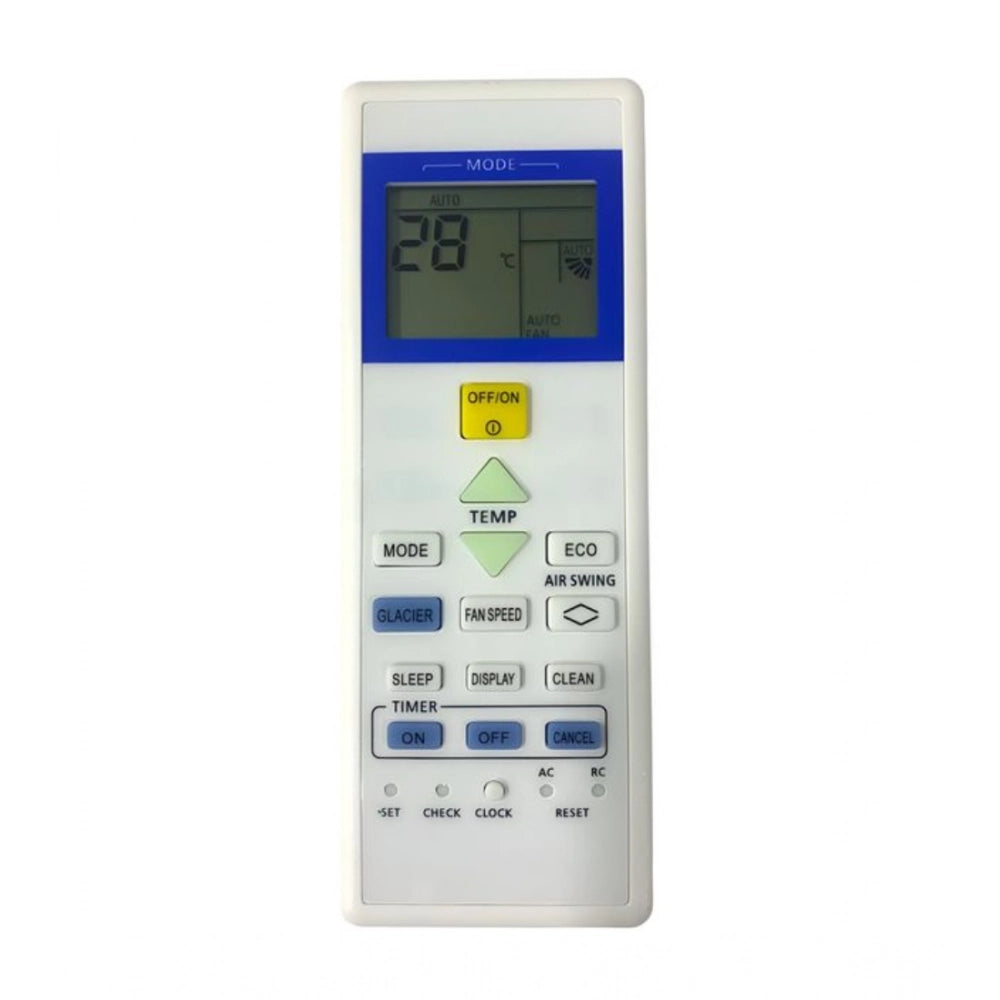 AC Remote No. 157D Compatible-Replacement For Sanyo AC Remote — White