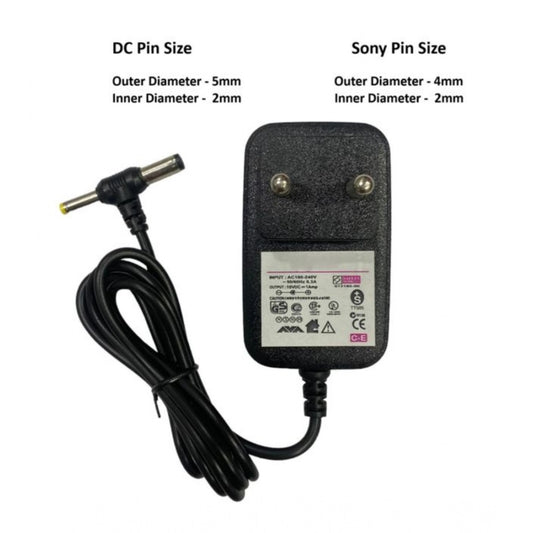 10V 1A Power Adapter Power Supply AC Input 100-240 — Black