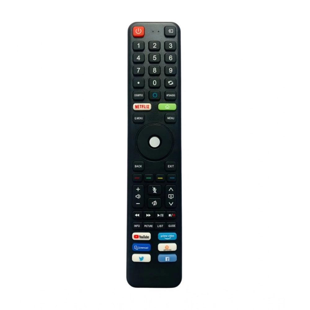 Smart TV Remote No.1195 Toshiba Smart TV Lcd LED — Black