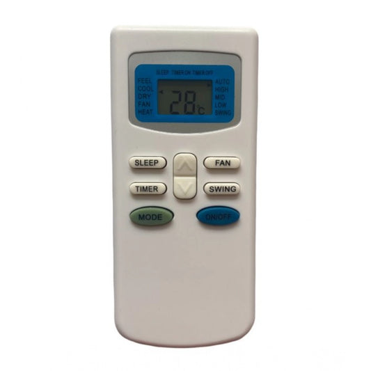 AC Remote No.17 No Backlight Bluestar AC Remote Control — White