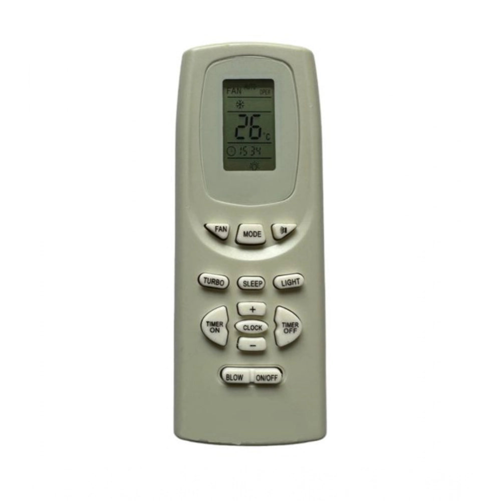 AC Remote No.19A No Backlight Godrej AC Remote Control — White