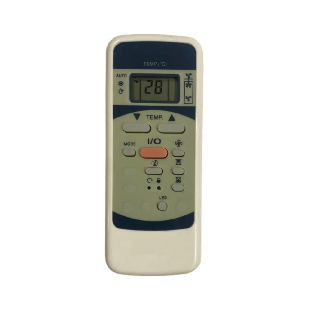 AC Remote No.152 No Backlight Kelvinator AC Remote Control — White