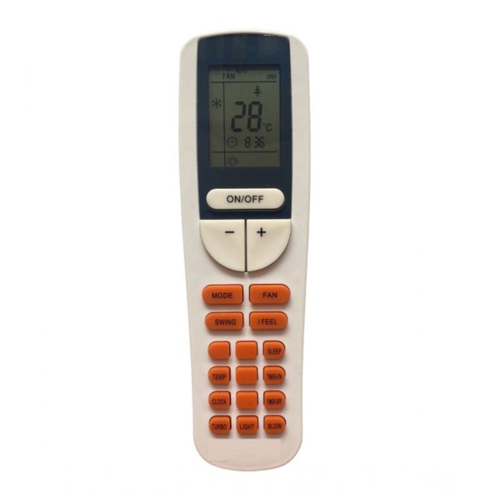 AC Remote No.133 No Backlight Godrej AC Remote Control — White
