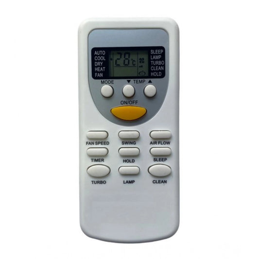 AC Remote No.49 No Backlight Videocon AC Remote Control — White