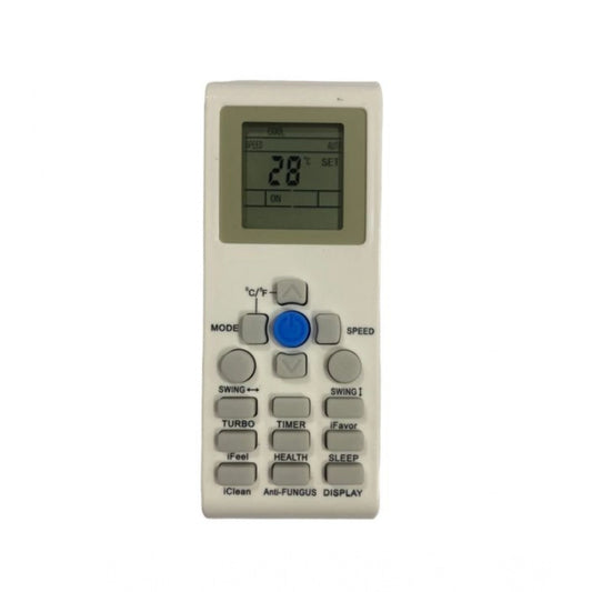 AC Remote No.171 No Backlight Aux AC Remote Control — White