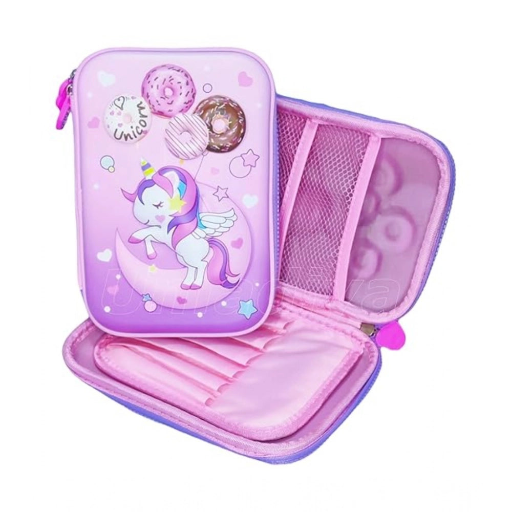Unicorn Embossed Cover Pencil Pouch
