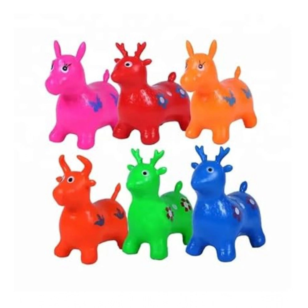 ‎‎ Inflatable Jumping And Riding Horse Air Animal Shape