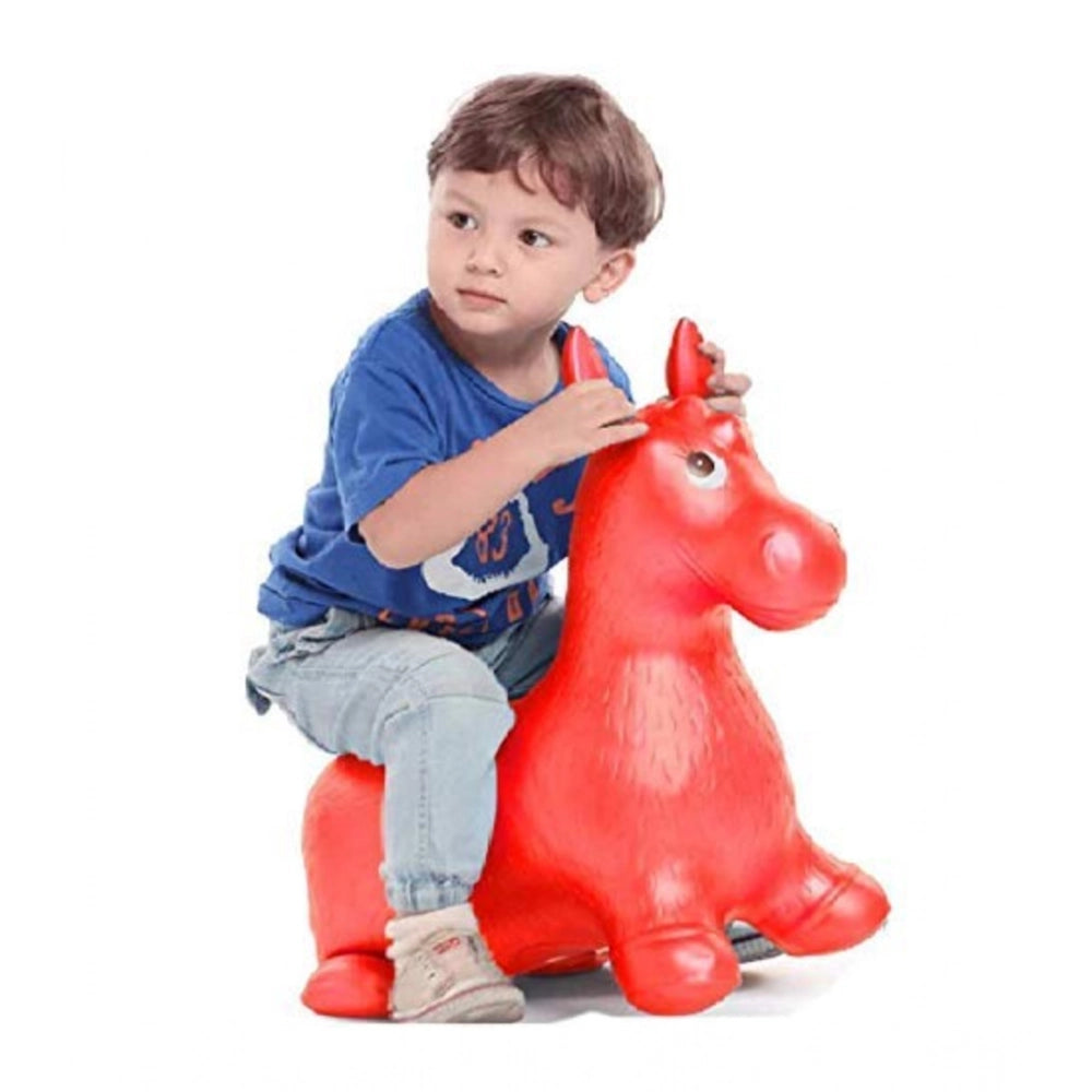 ‎‎ Inflatable Jumping And Riding Horse Air Animal Shape