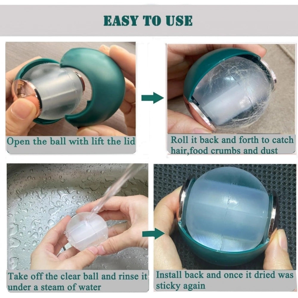 Remover Sticky Ball For Clothes Gel Lint Roller — Maroon