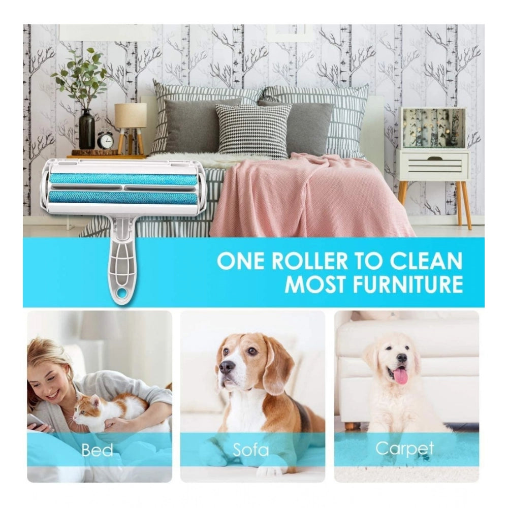 Dog Hair Remover Roller — Blue