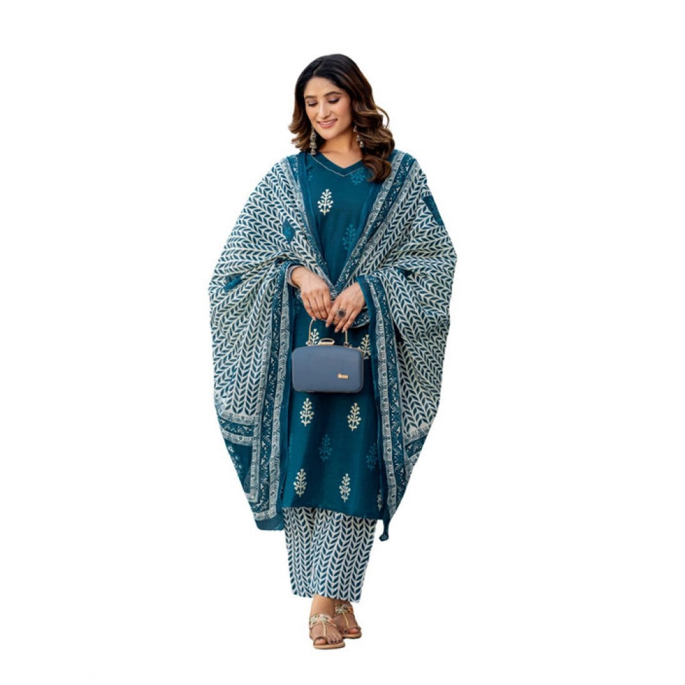 Women's Cotton Blend Printed Kurti — Morpichh