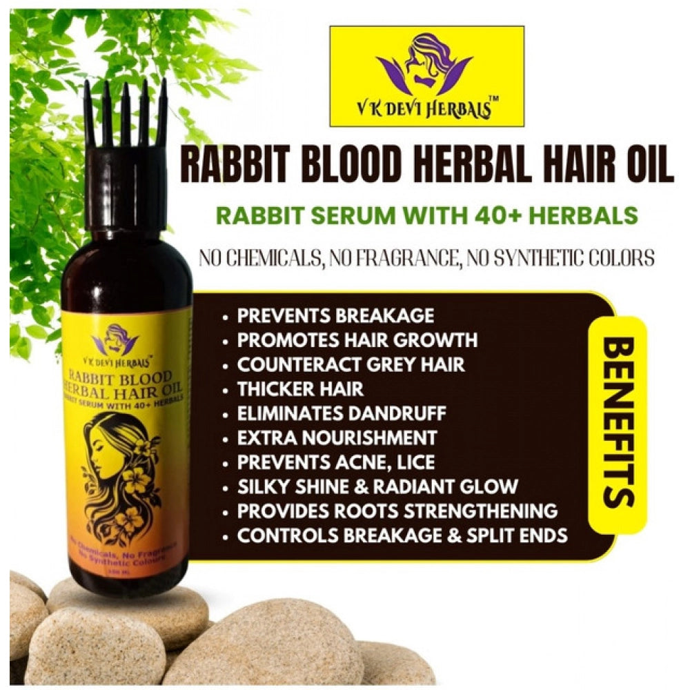 Devi Herbels Rabbit Blood Herbal 100 ml Hair Oil