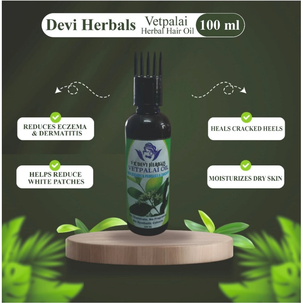 Devi Herbal Vetpalai 100 ml Oil - Anti-Dandruff And