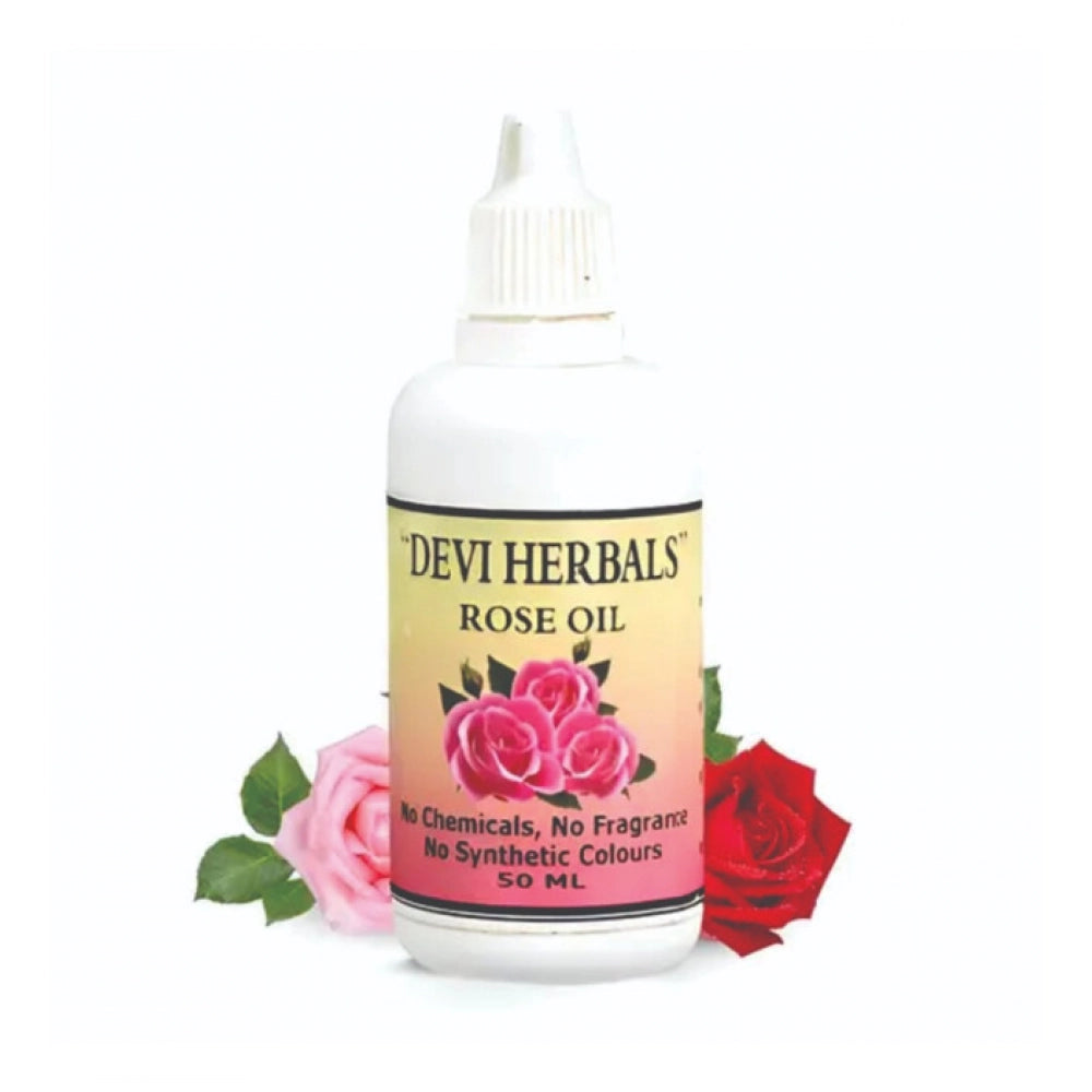 Devi Herbal Rose 50Ml Oil Natural Pure Herbal Oil