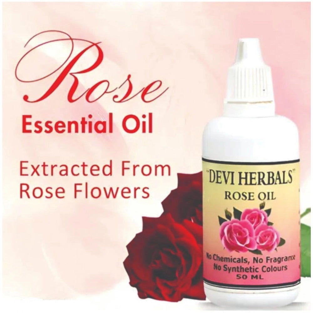 Devi Herbal Rose 50Ml Oil Natural Pure Herbal Oil