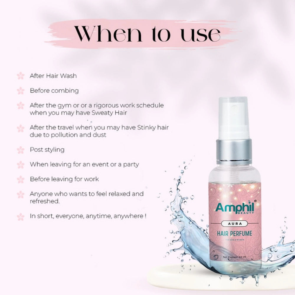 Amphil Beauty Aura Unisex Hair Perfume 60 ml