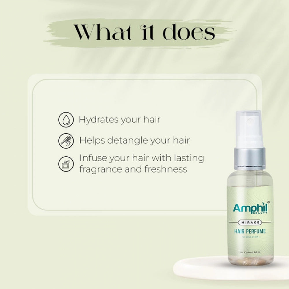 Amphil Beauty Mirage Unisex Hair Perfume 60 ml