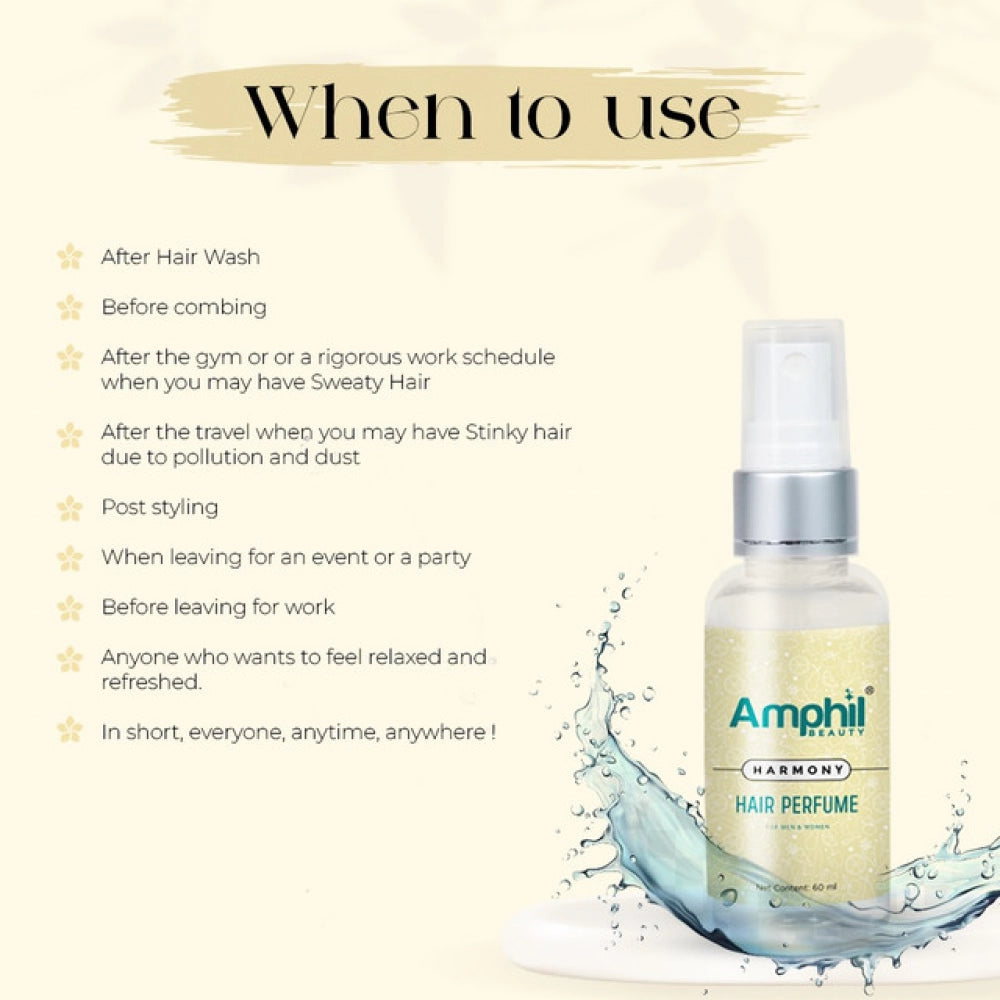 Amphil Beauty Harmony Unisex Hair Perfume 60 ml