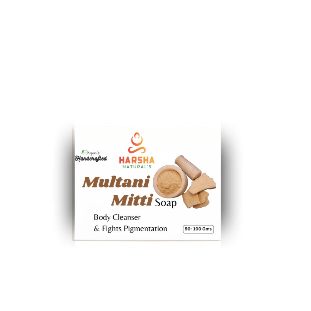 Pack Of_2 Harsha Naturals - Multani Mitti Soap — 100Gm