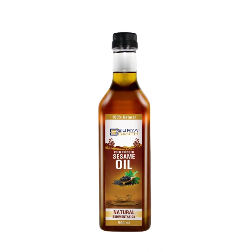 Surya Ganth Cold Pressed Sesame Oil — Natural Sedimentation