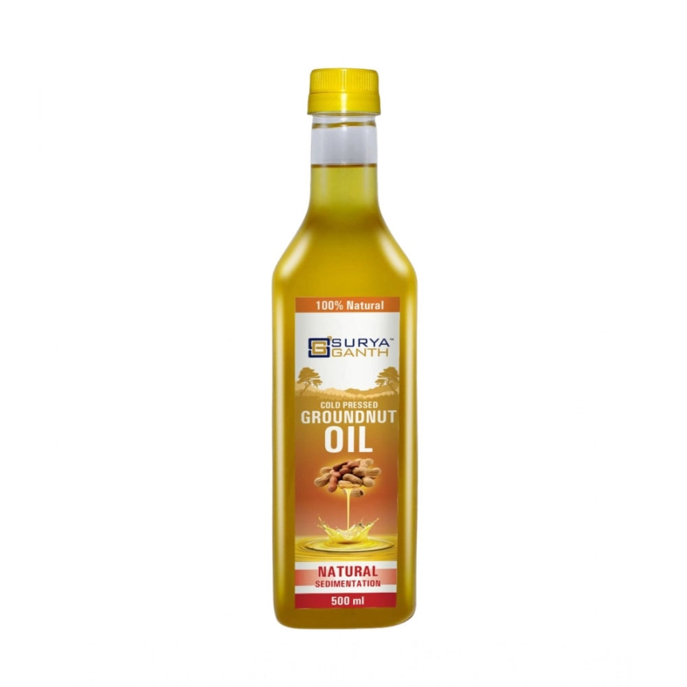 Surya Ganth Cold Pressed Groundnut Oil — Natural Sedimentation