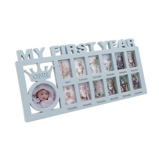 Acrylic Newborn Baby First Year Photo Frame