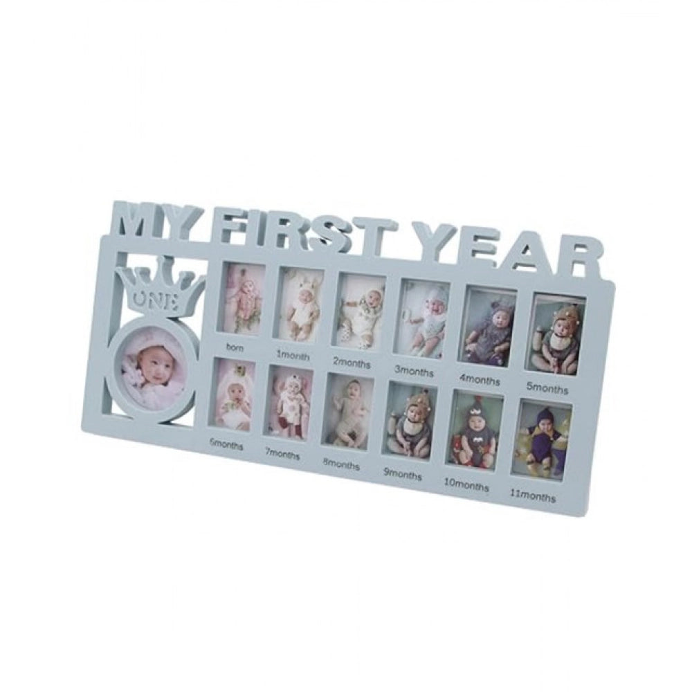 Acrylic Newborn Baby First Year Photo Frame