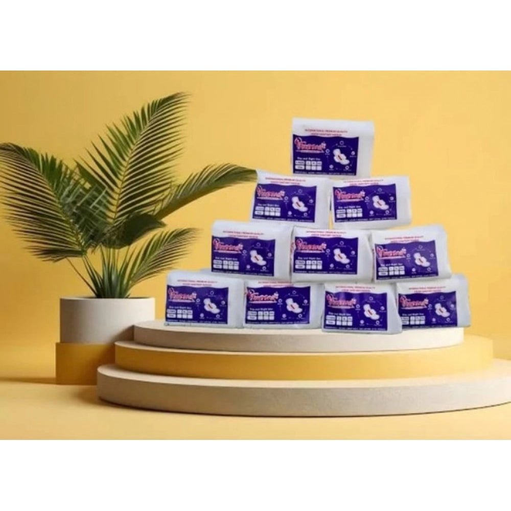 Pack Of_12 Pcs Cotton Bamboo Sanitary Pads