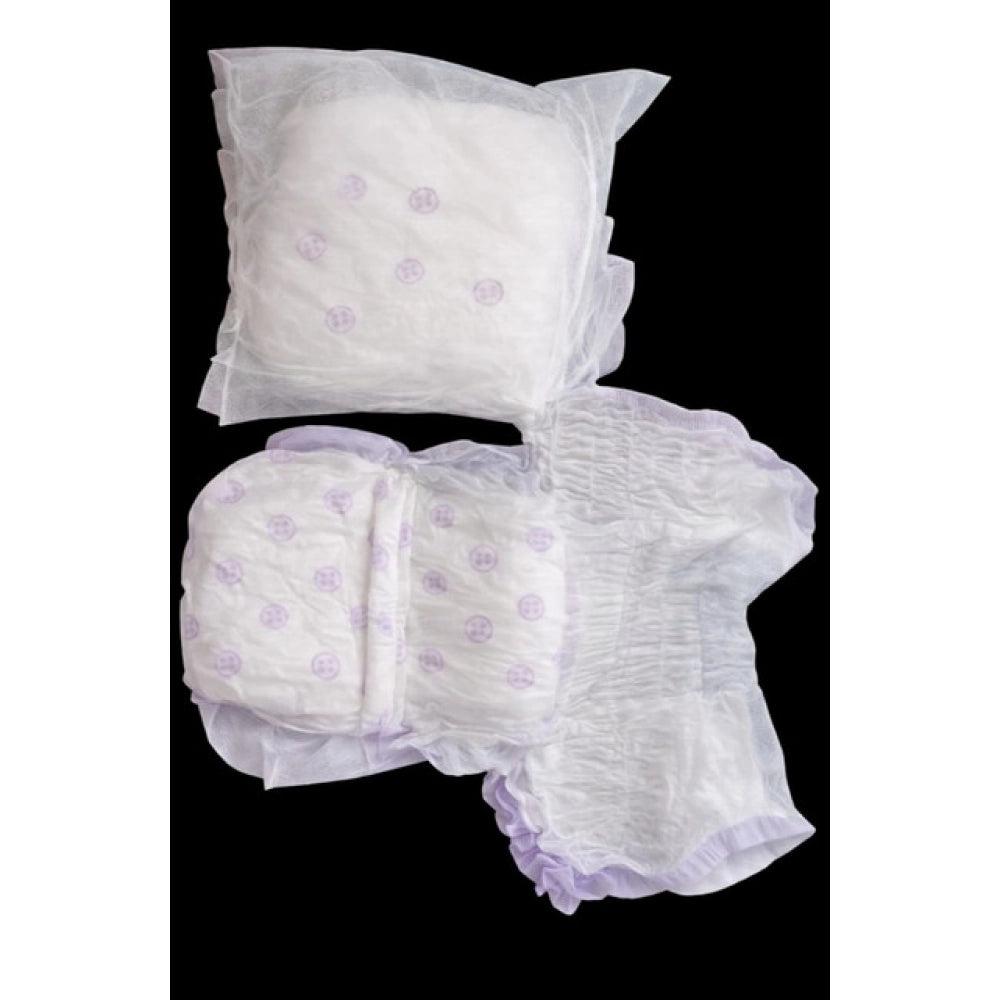 Pack Of_10 Pcs Cotton Disposable Lady Period Pants Sanitary — White