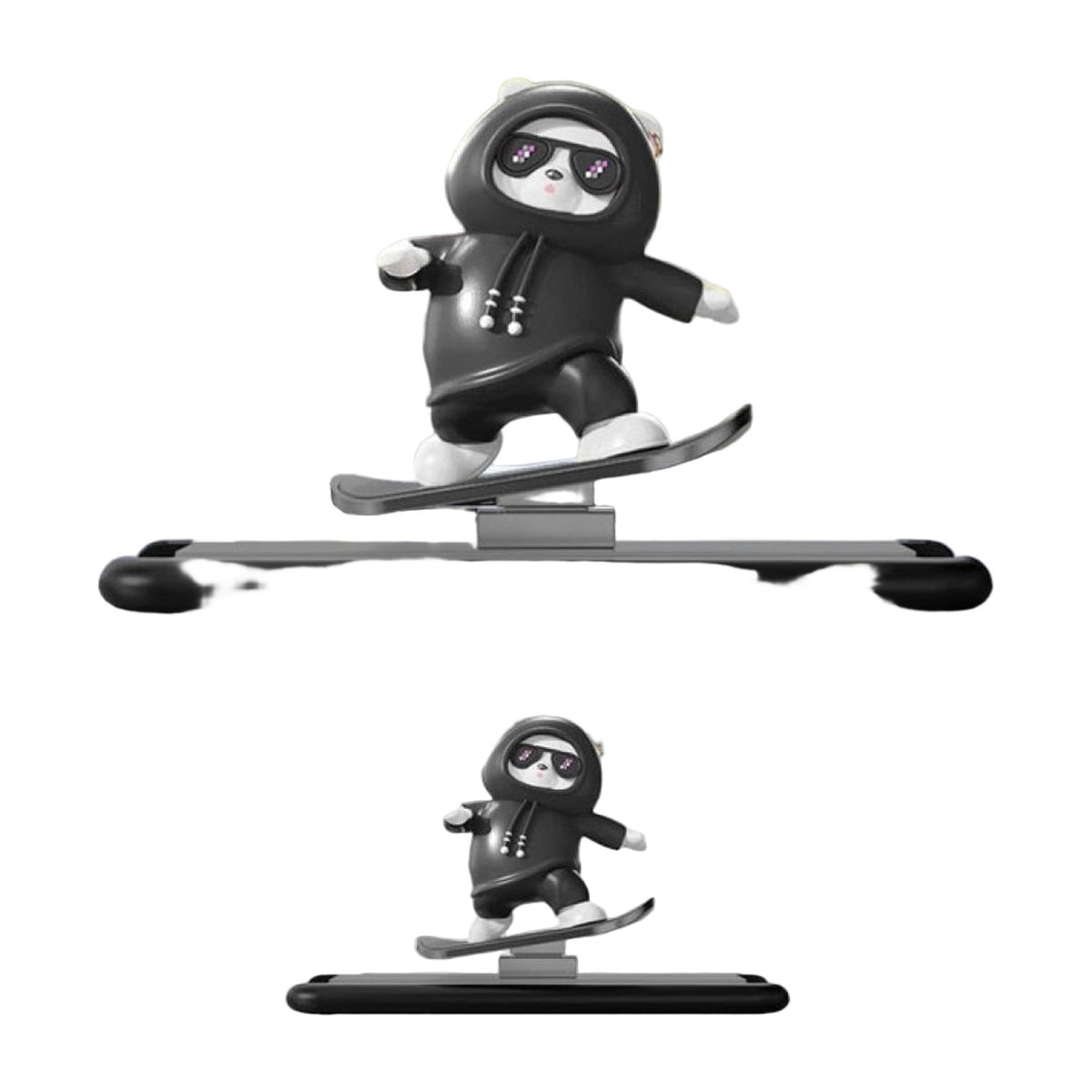 Car Slidder Panda — Black AllQwik