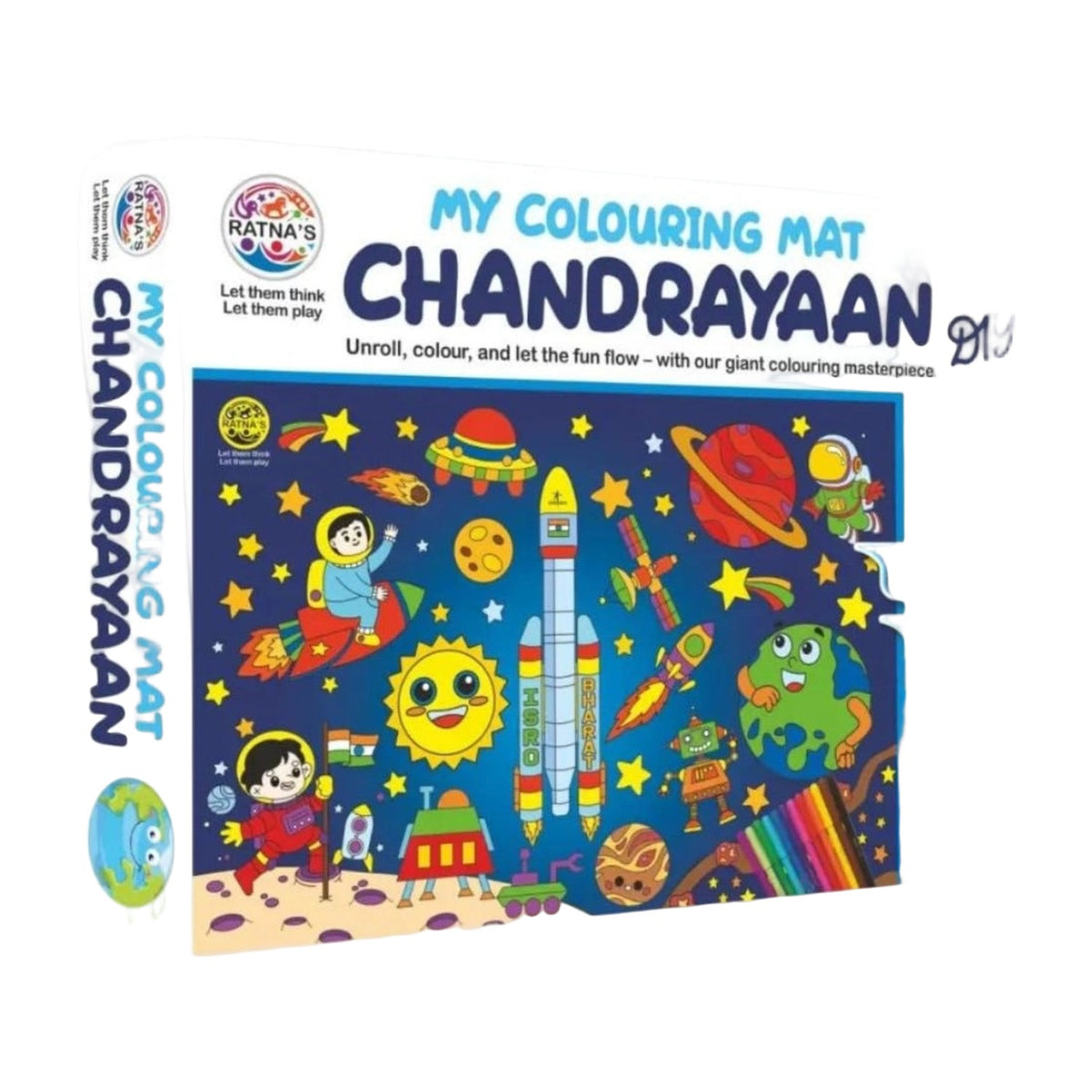 Chandrayaan Printed Colouring Mat AllQwik