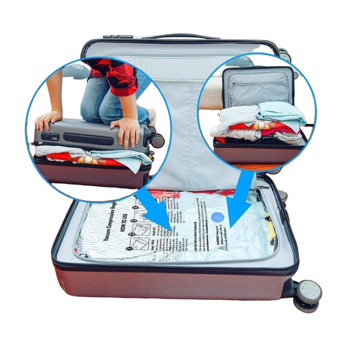 Compression Storage Bags · Pack of 2 AllQwik