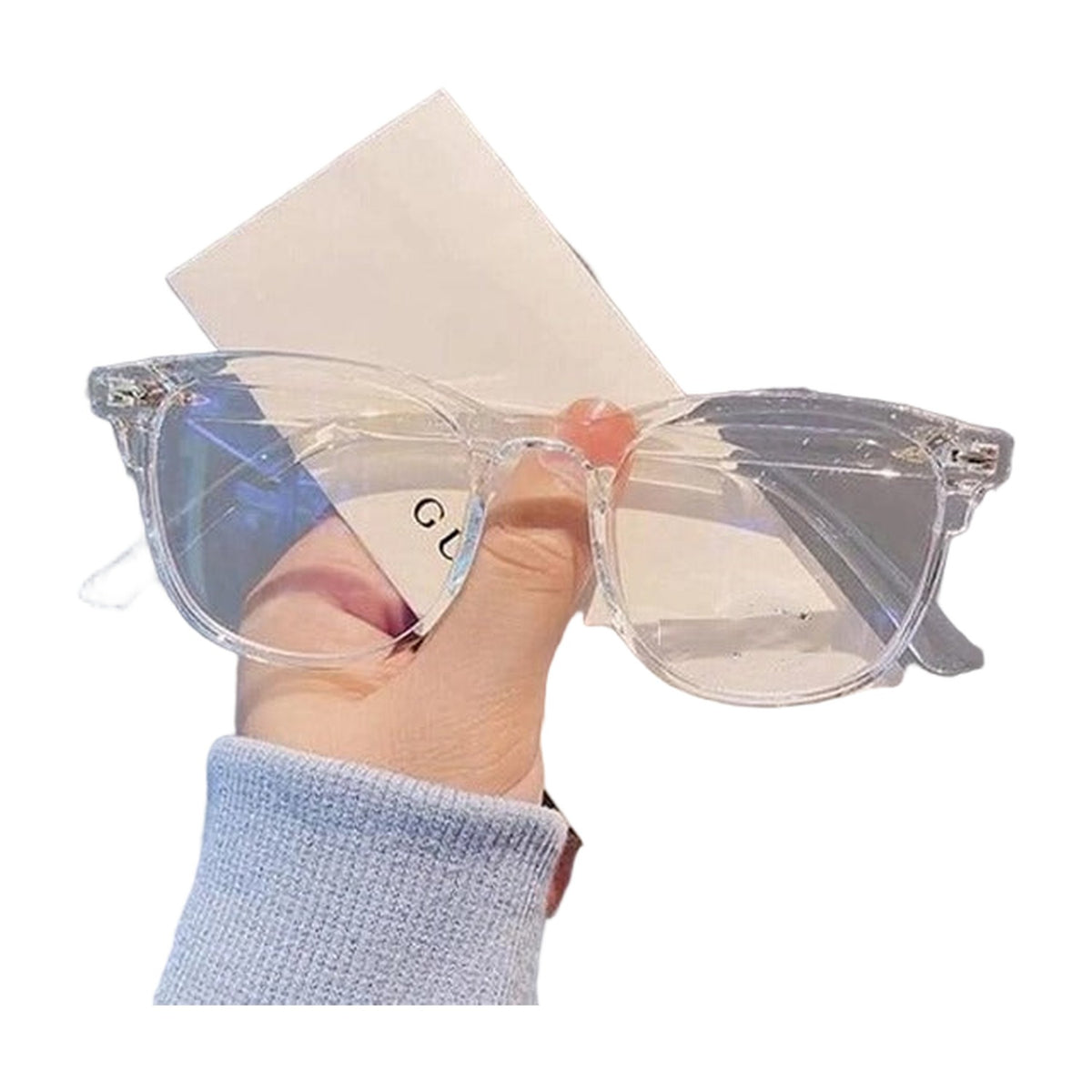 Crystal Clear Oversized Glasses AllQwik