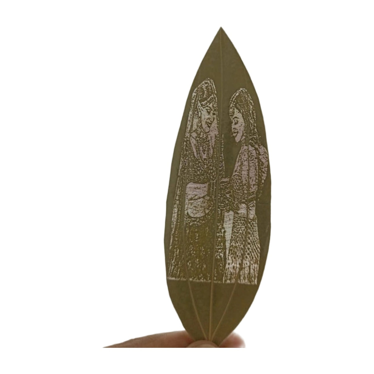 Custom Engraved Leaf Art – Bride And Bridesmaid AllQwik