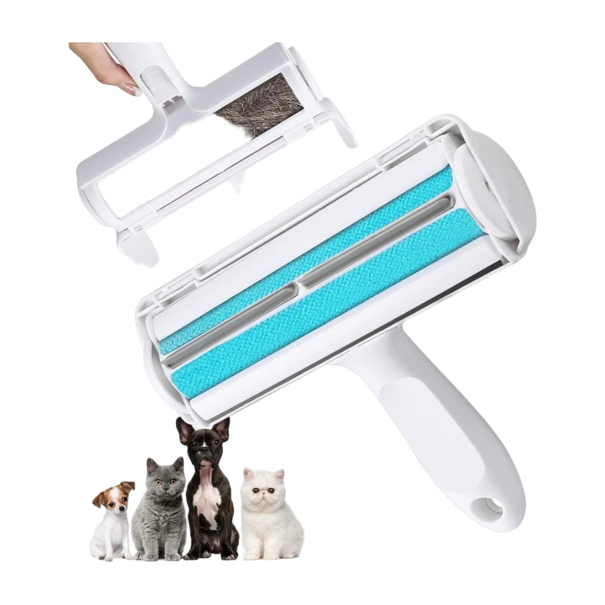 Dog Hair Remover Roller — Blue AllQwik