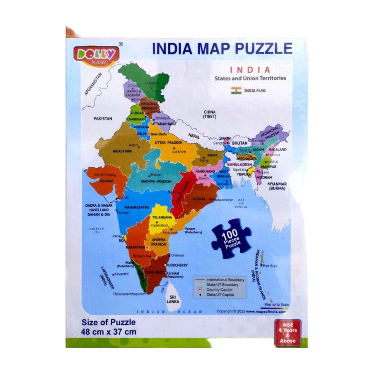 India Map Puzzle AllQwik