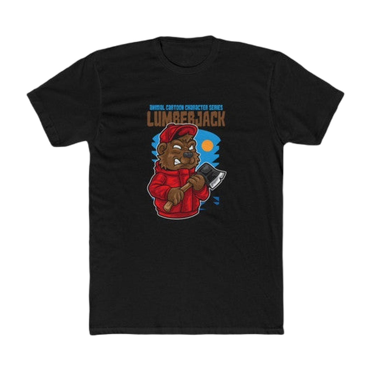 Men's Printed Round Neck Short Sleeve T-Shirt — Black · 6794 AllQwik