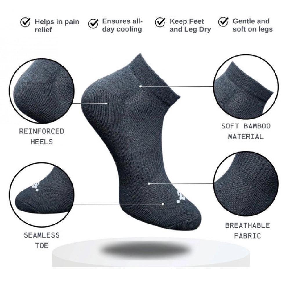 3_Pair Set Unisex Casual Cotton Printed Low Cut Socks · 1277