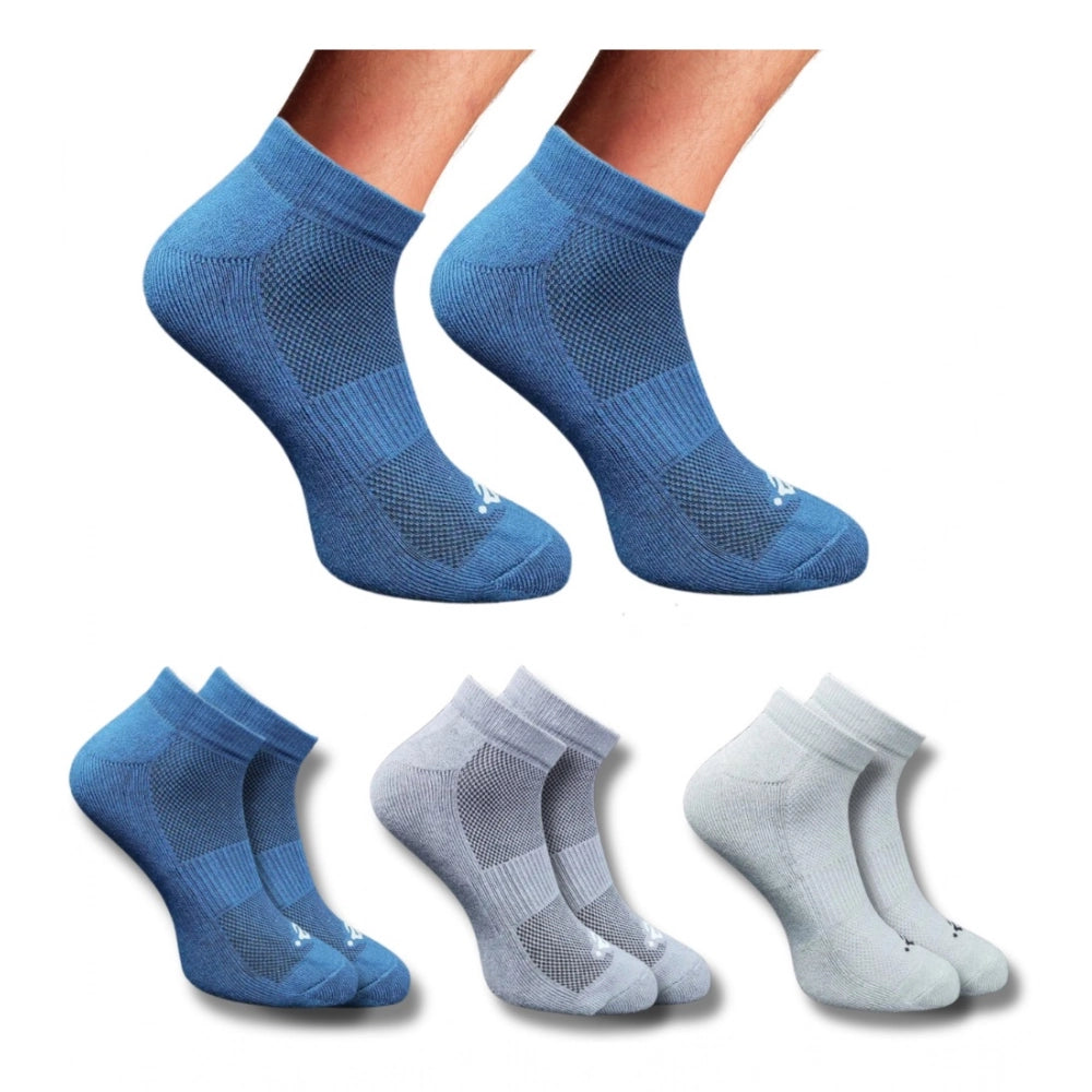3_Pair Set Unisex Casual Cotton Printed Low Cut Socks · 1281