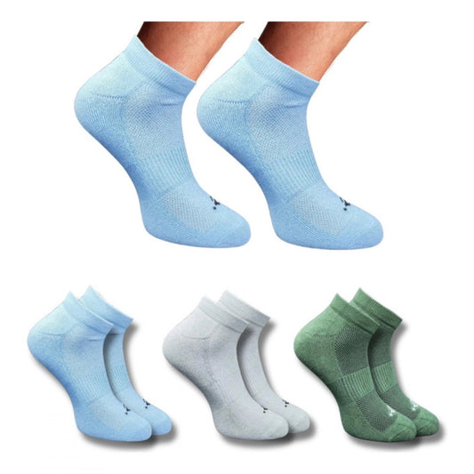 3_Pair Set Unisex Casual Cotton Printed Low Cut Socks · 1282
