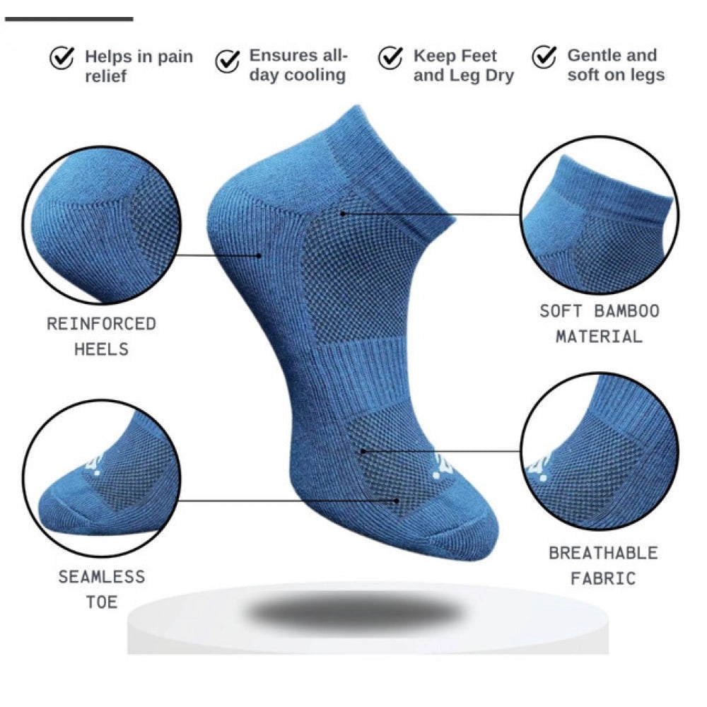 3_Pair Set Unisex Casual Cotton Printed Low Cut Socks · 1283