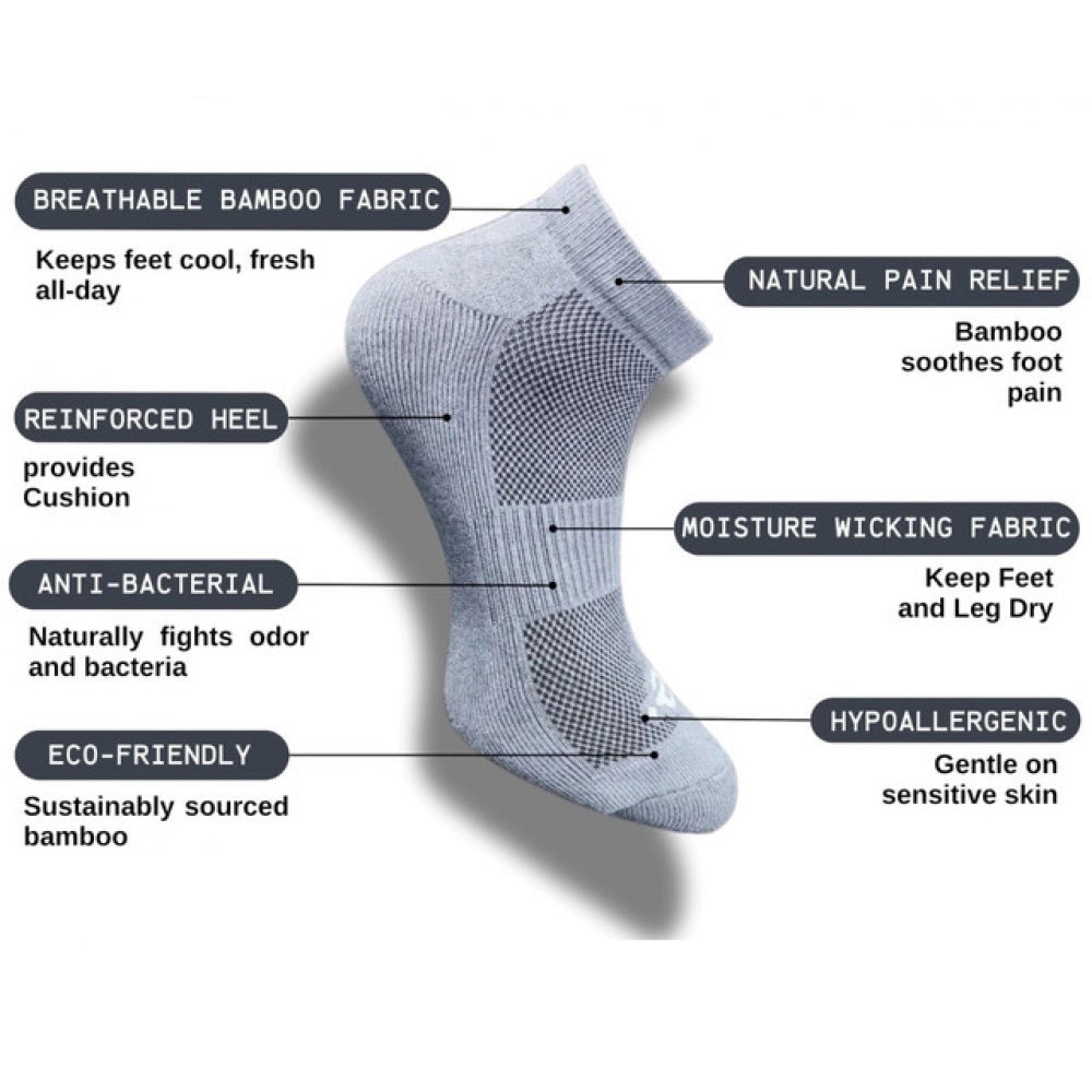 3_Pair Set Unisex Casual Cotton Printed Low Cut Socks · 1284